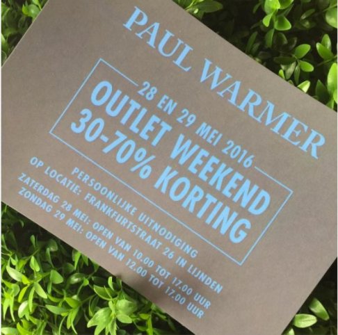 PAUL WARMER OUTLET - 1