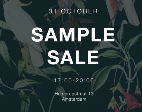 Sample Sale  Annet Weelink Design