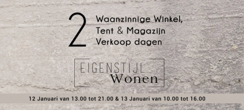 Winkel / Magazijn verkoop 2018 Eigenstijl Wonen - 1