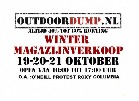 Winter magazijnverkoop Outdoordump - 1