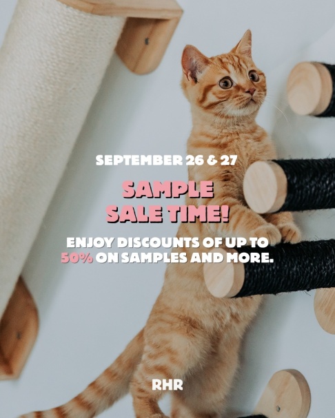 RHR Pets NL sample sale