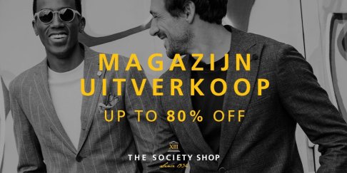 The Society Shop stock & sample sale Uithoorn 29 maart t/m 1 april - 1