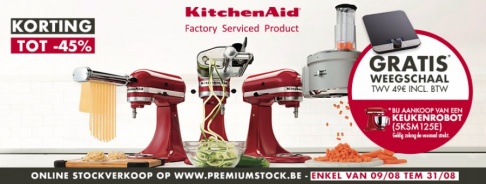 Kitchenaid stockverkoop (online) - 1