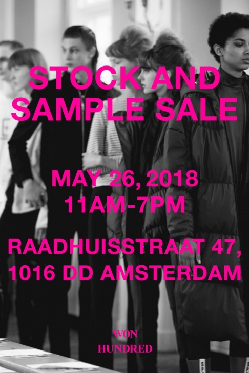 Won Hundred stock & sample sale